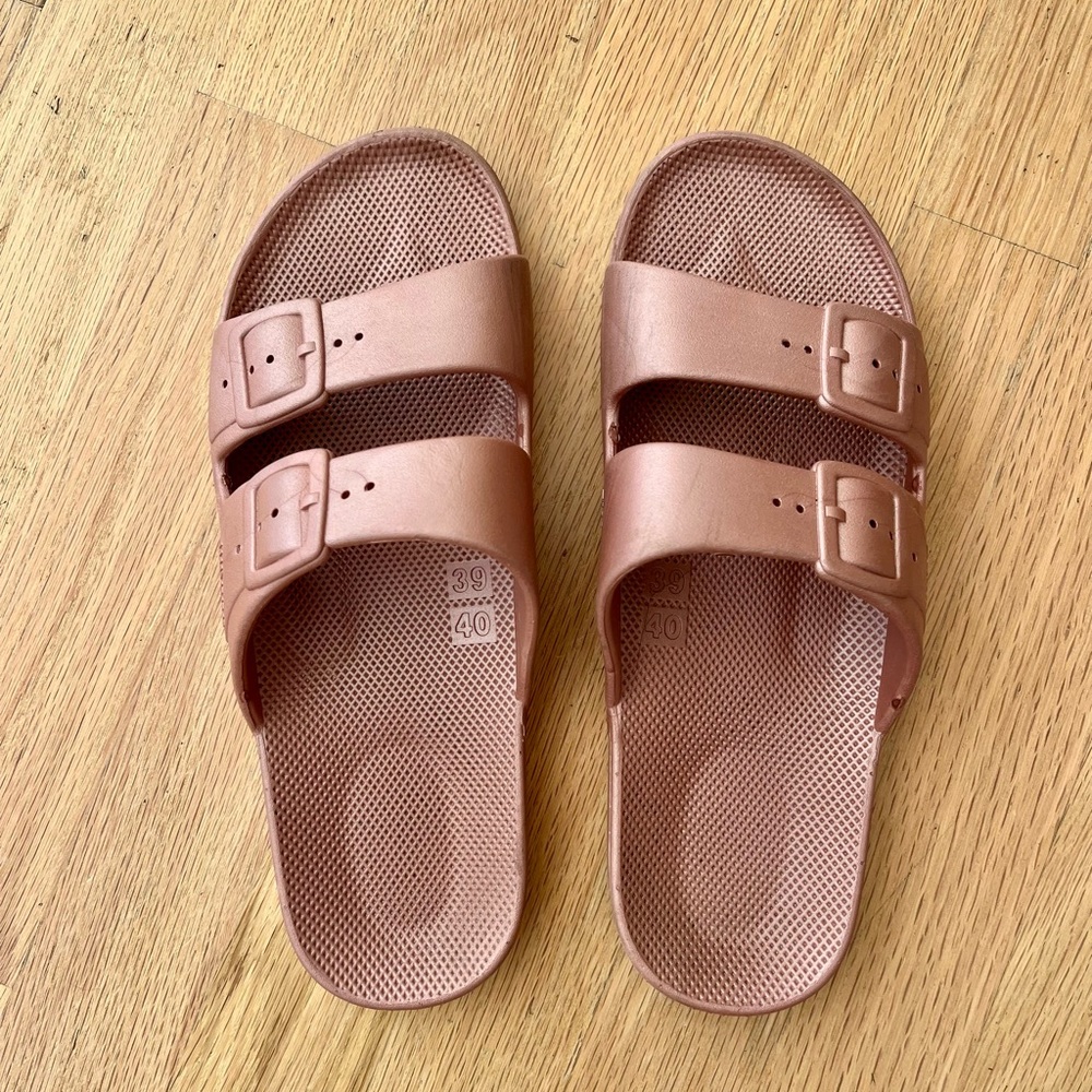 Freedom Moses Rose Gold Sandals